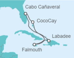 Itinerario del Crucero Jamaica - Royal Caribbean