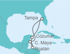 Itinerario del Crucero México, Honduras - Royal Caribbean