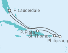 Itinerario del Crucero Islas Vírgenes - Eeuu, Saint Maarten - Celebrity Cruises