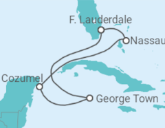 Itinerario del Crucero Bahamas, México, Islas Caimán - Celebrity Cruises