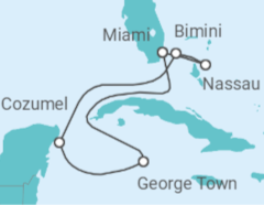 Itinerario del Crucero Islas Caimán, México, Bahamas - Celebrity Cruises