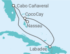 Itinerario del Crucero Bahamas - Royal Caribbean