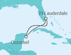Itinerario del Crucero México - Celebrity Cruises
