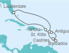 Itinerario del Crucero Islas Vírgenes - Reino Unido, Antigua Y Barbuda, Barbados, Santa Lucía - Celebrity Cruises