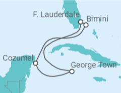 Itinerario del Crucero Islas Caimán, México - Celebrity Cruises