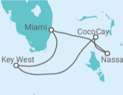 Itinerario del Crucero USA, Bahamas - Celebrity Cruises