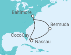 Itinerario del Crucero Bermudas, Bahamas - Royal Caribbean