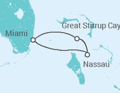 Itinerario del Crucero Bahamas - Norwegian Cruise Line