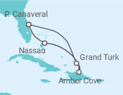 Itinerario del Crucero Bahamas - Carnival
