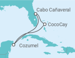 Itinerario del Crucero México - Royal Caribbean