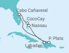 Itinerario del Crucero Bahamas - Royal Caribbean