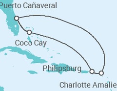 Itinerario del Crucero Islas Vírgenes - Eeuu, Saint Maarten - Royal Caribbean