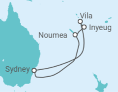 Itinerario del Crucero Nueva Caledonia, Vanuatu - Royal Caribbean