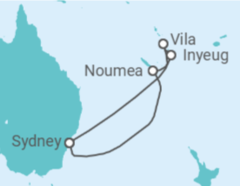 Itinerario del Crucero Nueva Caledonia, Vanuatu - Royal Caribbean