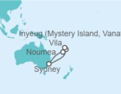 Itinerario del Crucero Vanuatu, Nueva Caledonia - Royal Caribbean