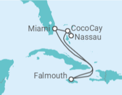 Itinerario del Crucero Bahamas, Jamaica - Royal Caribbean