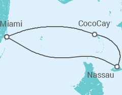 Itinerario del Crucero Bahamas - Royal Caribbean