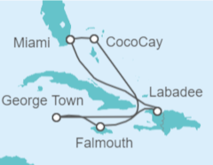 Itinerario del Crucero Islas Caimán, Jamaica - Royal Caribbean