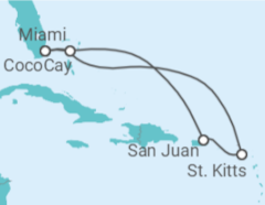 Itinerario del Crucero Puerto Rico - Royal Caribbean
