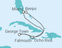 Itinerario del Crucero Jamaica, Islas Caimán - Royal Caribbean