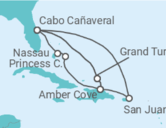 Itinerario del Crucero Bahamas, USA, Puerto Rico - Princess Cruises