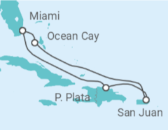 Itinerario del Crucero Puerto Rico - MSC Cruceros