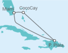 Itinerario del Crucero USA - Royal Caribbean