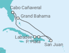 Itinerario del Crucero Puerto Rico - Royal Caribbean