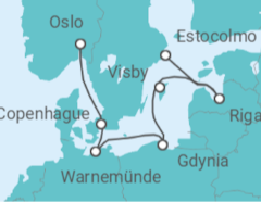 Itinerario del Crucero Dinamarca, Alemania, Polonia, Suecia, Letonia - MSC Cruceros