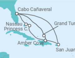 Itinerario del Crucero Bahamas, Puerto Rico, USA - Princess Cruises