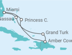 Itinerario del Crucero Bahamas - Princess Cruises