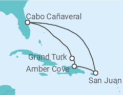Itinerario del Crucero Bahamas, Puerto Rico, USA - Princess Cruises