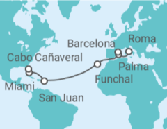 Itinerario del Crucero España, Portugal, Puerto Rico, USA - MSC Cruceros