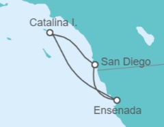 Itinerario del Crucero México - Royal Caribbean