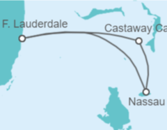 Itinerario del Crucero Bahamas - Disney Cruise Line