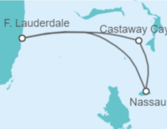 Itinerario del Crucero Bahamas - Disney Cruise Line