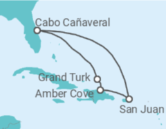 Itinerario del Crucero Bahamas, Puerto Rico, USA - Princess Cruises