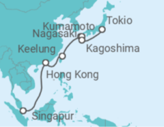 Itinerario del Crucero China, Taiwán, Japón - Royal Caribbean