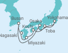 Itinerario del Crucero Japón, Corea Del Sur - Princess Cruises