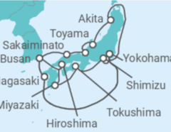 Itinerario del Crucero Japón, Corea Del Sur - Princess Cruises