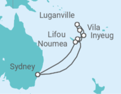 Itinerario del Crucero Vanuatu, Nueva Caledonia - Celebrity Cruises