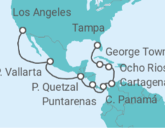 Itinerario del Crucero México, Costa Rica, Panamá, Colombia, Jamaica, Islas Caimán - Celebrity Cruises