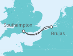 Itinerario del Crucero Bélgica - Disney Cruise Line