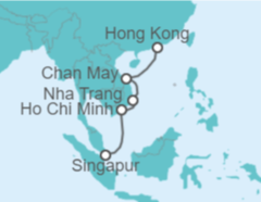 Itinerario del Crucero Vietnam - Cunard