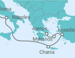 Itinerario del Crucero Italia, Grecia, Turquía - Princess Cruises
