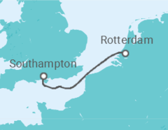 Itinerario del Crucero Holanda - Cunard