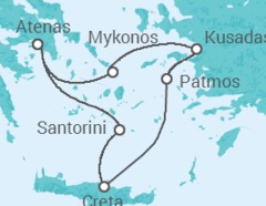 Itinerario del Crucero Grecia, Turquía - Celestyal Cruises