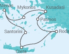 Itinerario del Crucero Grecia, Turquía - Celestyal Cruises