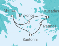 Itinerario del Crucero Grecia - Celestyal Cruises