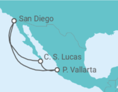 Itinerario del Crucero México - Norwegian Cruise Line